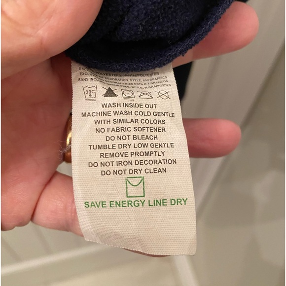 Majestic Men’s Size XL New England Patriots Blue Hoodie with Team Logo on Front - Picture 8 of 9